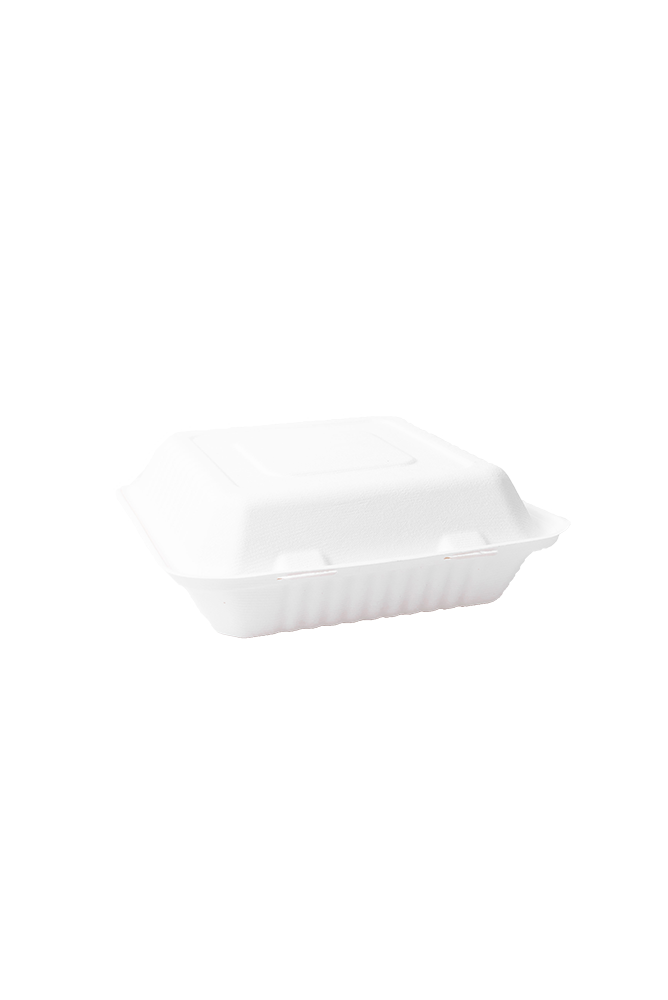 9x9 Compostable Clamshell | 1 Compartment | Greenprint 9x9 Compostable Clamshell | 1 Compartment | Greenprint