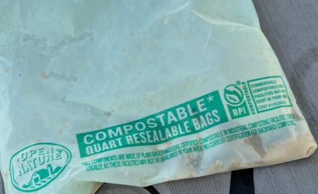 Certified Compostable bag nature