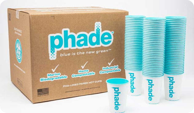 Phade compostable cups