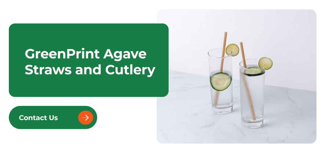 GreenPrint Agave Straws and Cutlery 