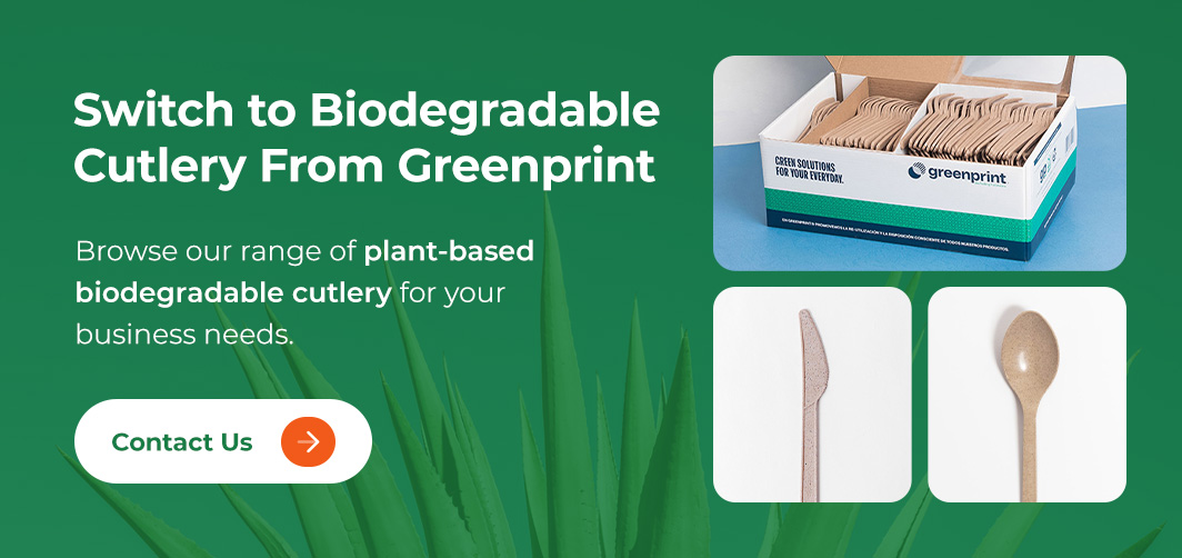 Switch to Biodegradable Cutlery From Greenprint