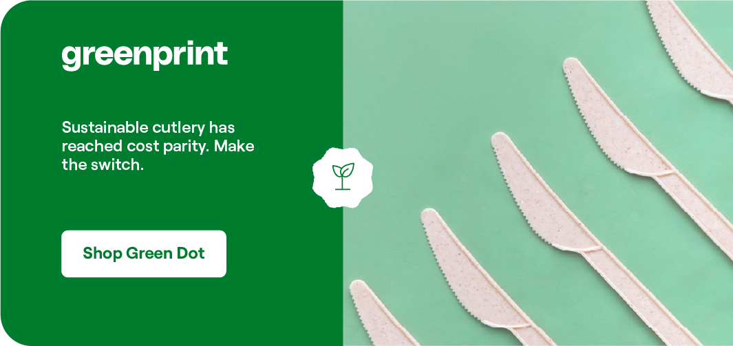 The economics of upcycled materials: Greenprint sustainable cutlery has reached cost parity with plastic