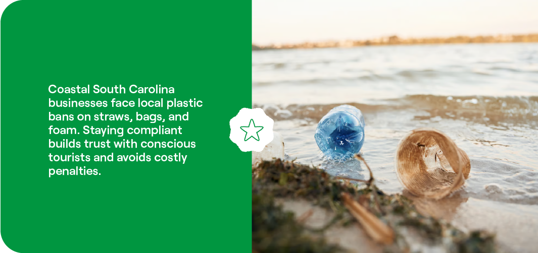 State plastic bans on straws, bags, and foam and why staying compliant matters