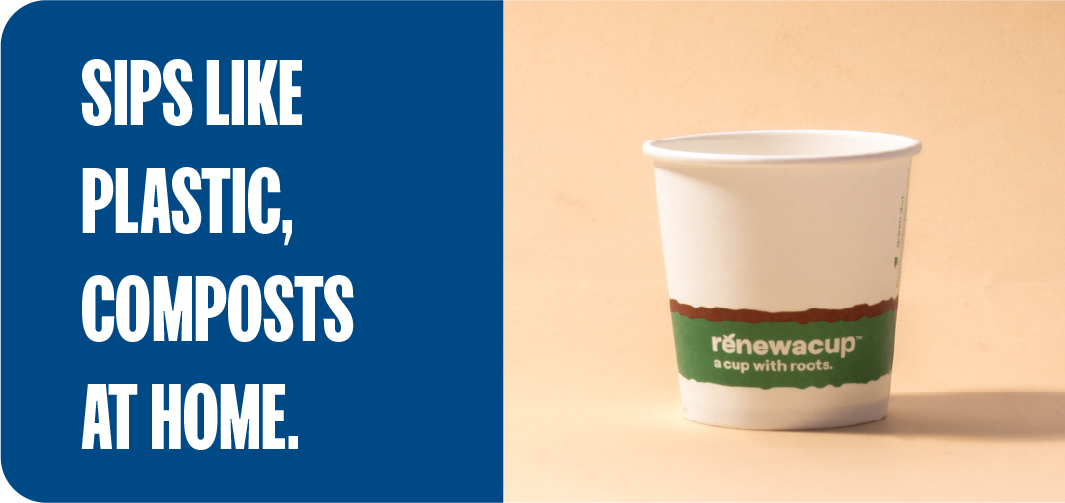 Certified compostable foodware ready for a compost system
